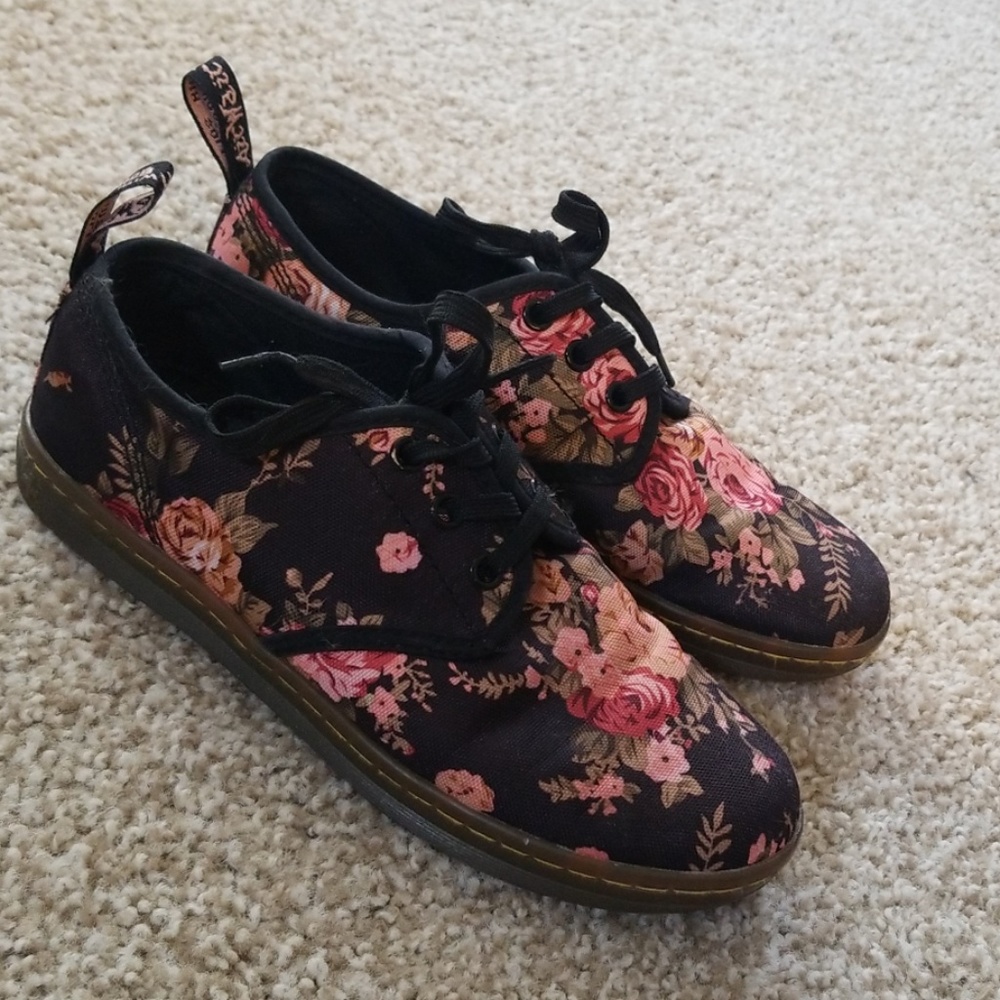 Doc Martens Floral Sneakers size 7